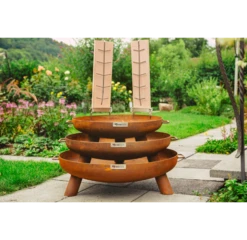 Finnwerk Vuurschaal Harri Rustiek 60 -Bialettihand Winkel image 1255