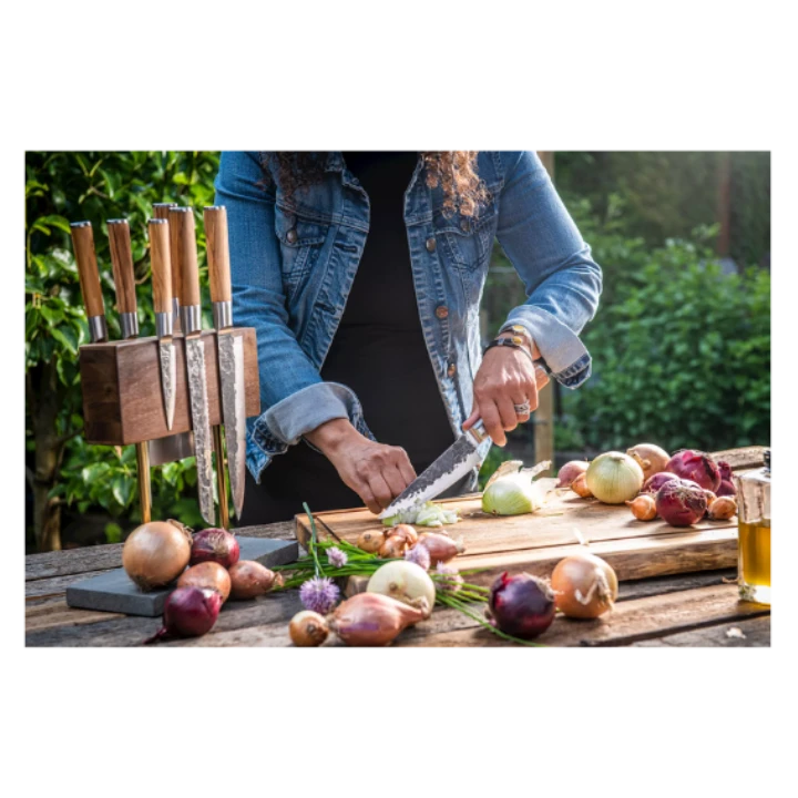 Forged Olive Koksmes 16 Cm 5 Forged Olive Koksmes 16 Cm - Afbeelding 3