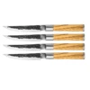 Olive Forged Steakmessenset 4 Stuks