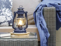 Original Feuerhand Stormlantaarn Kobalt Blauw LED -Bialettihand Winkel image 407