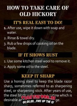 Old Hickory 5 Piece Cutlery Set -Bialettihand Winkel image 45