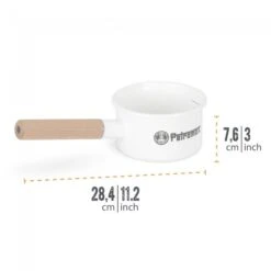 Petromax Emaille Pan Wit 0.5 Liter -Bialettihand Winkel image 478