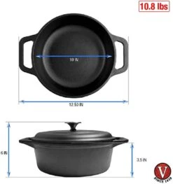 Victoria Cast Iron Emaille Dutch Oven 4 Quarts -Bialettihand Winkel image 524