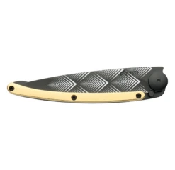 Deejo 27g Tattoo Yellow Gold Gilded / Art Deco 7 Deejo 27g Tattoo Yellow Gold Gilded / Art Deco -Bialettihand Winkel image 574