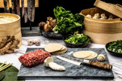 VG10 Forged Santoku 14cm -Bialettihand Winkel image 65