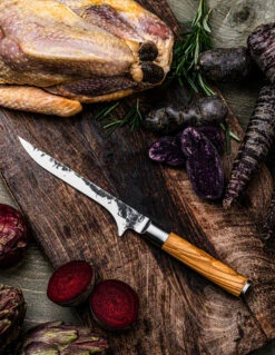 Olive Forged Uitbeenmes 8 Olive Forged Uitbeenmes -Bialettihand Winkel image 90