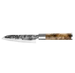 VG10 Forged Santoku 14cm -Bialettihand Winkel image 95