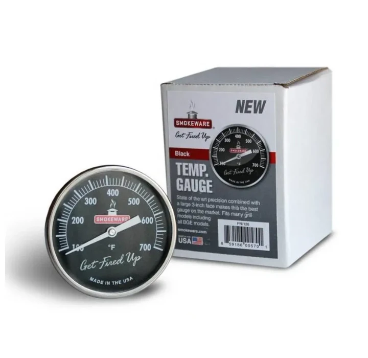 Smokeware RVS Thermometer Zwart °F 82mm 5 Smokeware RVS Thermometer Zwart °F 82mm - Afbeelding 3